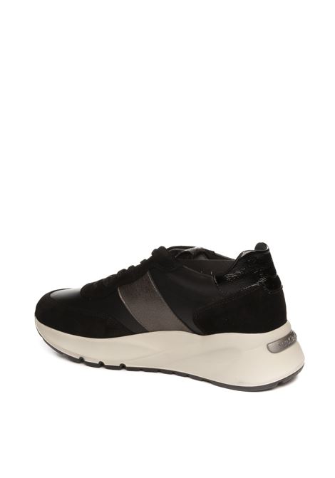 Sneaker pelle nero NERO GIARDINI | 411520AROLDVELO-100